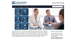 Desktop Screenshot of callahanconsultinggroup.com